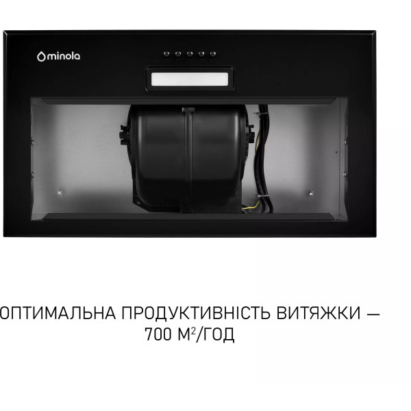 Фото - Витяжка вбудована Minola HBI 5214 BLF 700 LED