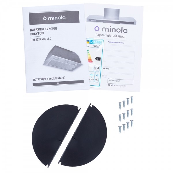 Фото - Вытяжка встраиваемая Minola HBI 5222 BL 700 LED