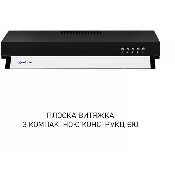 Фото - Витяжка традиційна Minola HPL 522 BL