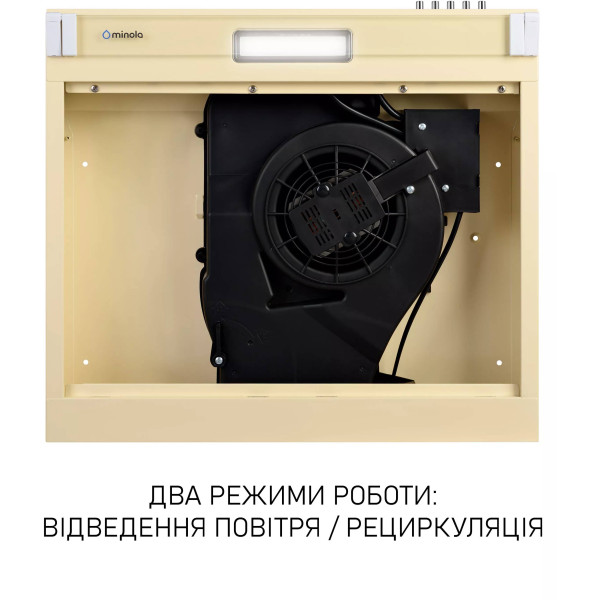 Фото - Витяжка традиційна Minola HPL 522 BG