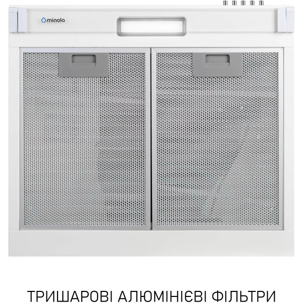 Фото - Витяжка традиційна Minola HPL 522 WH