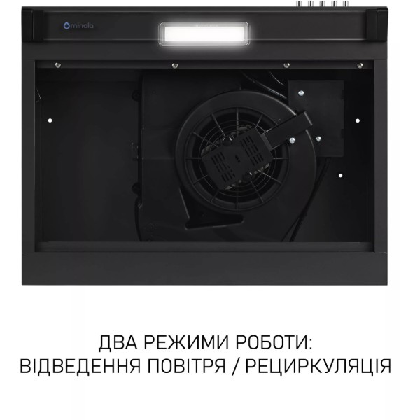 Фото - Вытяжка традиционная Minola HPL 622 BL