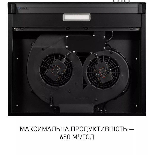 Фото - Вытяжка традиционная Minola HPL 633 BL