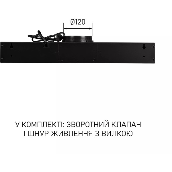 Фото - Вытяжка традиционная Minola HPL 633 BL