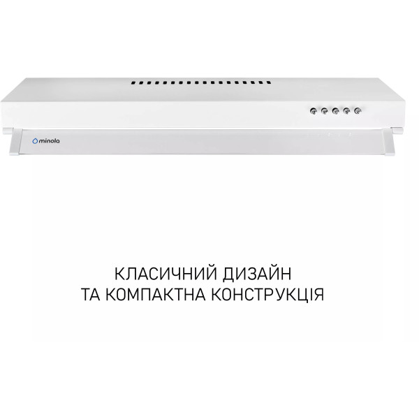 Фото - Вытяжка традиционная Minola HPL 633 WH