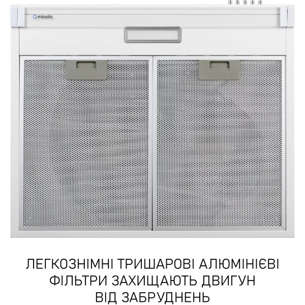 Фото - Вытяжка традиционная Minola HPL 633 WH