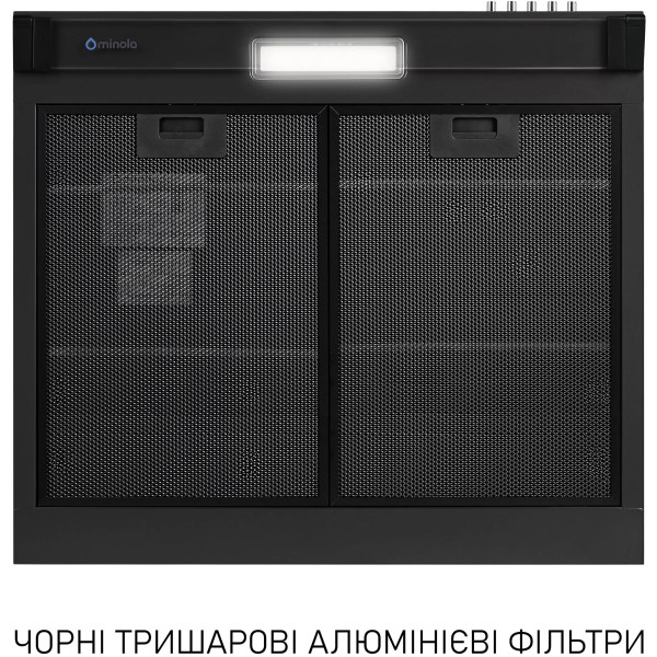 Фото - Вытяжка традиционная Minola HPL 5200 BLF