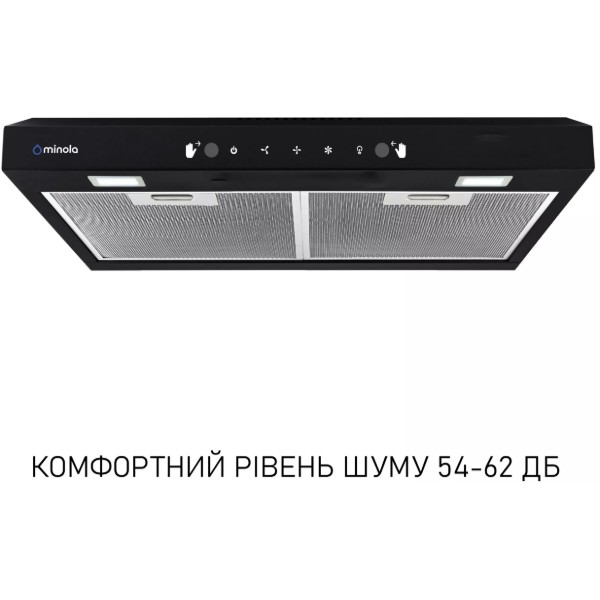 Фото - Витяжка традиційна Minola HPLS 512 BL