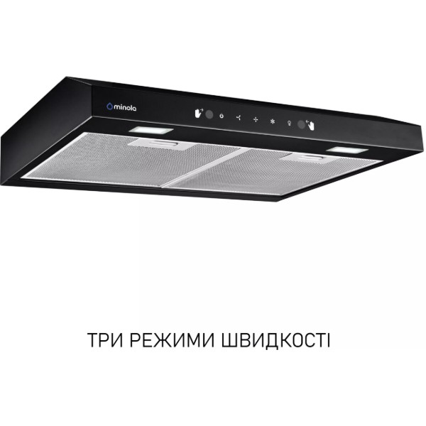 Фото - Витяжка традиційна Minola HPLS 512 BL