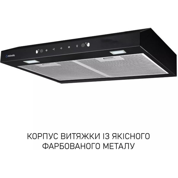Фото - Витяжка традиційна Minola HPLS 512 BL