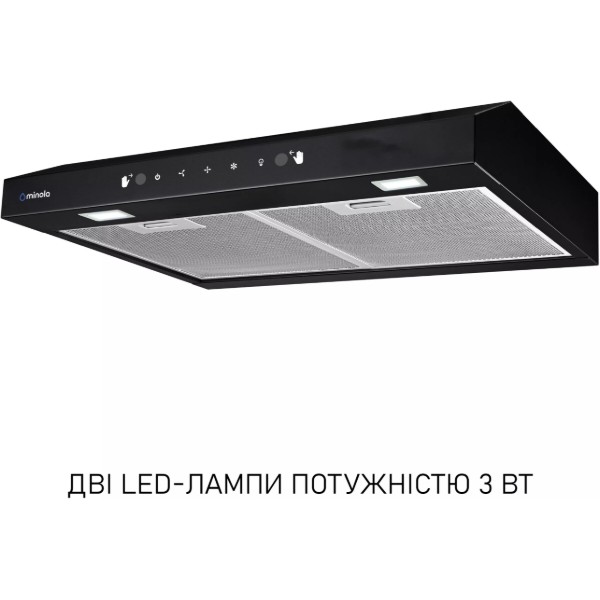 Фото - Витяжка традиційна Minola HPLS 512 BL