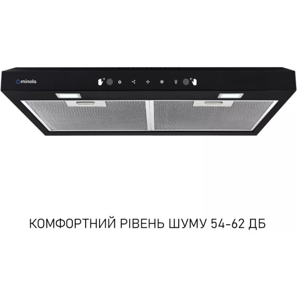 Фото - Витяжка традиційна Minola HPLS 612 BL