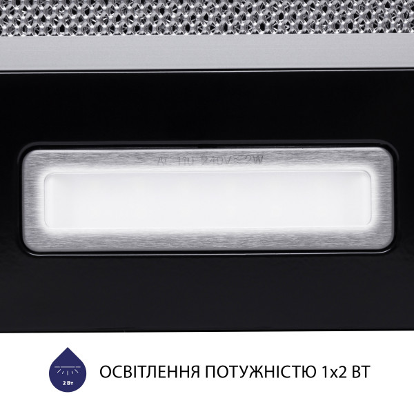 Фото - Витяжка вбудована Minola HTL 5714 BL 1100 LED
