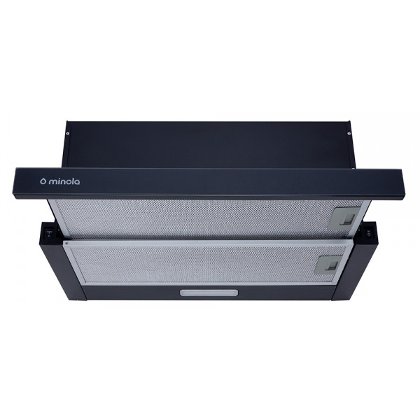 Фото - Вытяжка встраиваемая Minola HTL 6734 BL 1100 LED GLASS