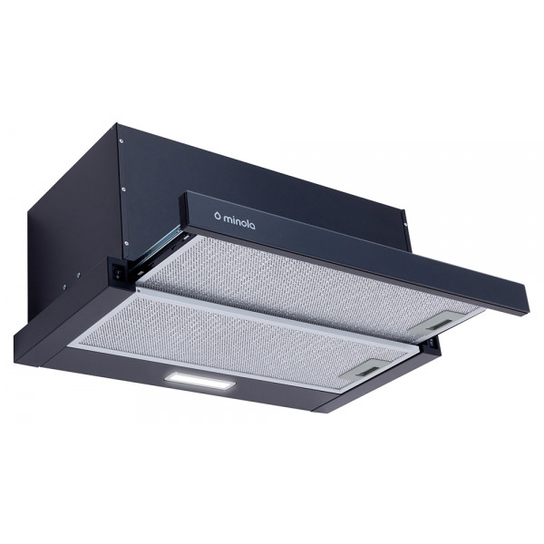 Фото - Вытяжка встраиваемая Minola HTL 6734 BL 1100 LED GLASS