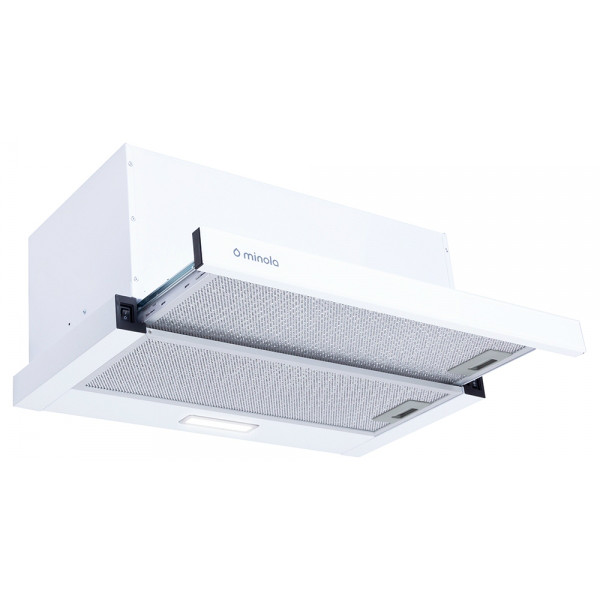 Фото - Вытяжка встраиваемая Minola HTL 6734 WH 1100 LED GLASS