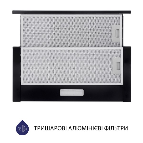 Фото - Вытяжка встраиваемая Minola HTLS 6234 BL 700 LED GLASS
