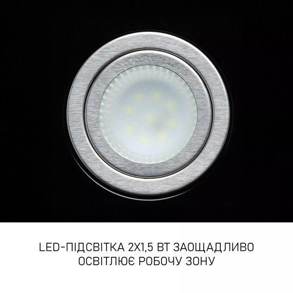 Фото - Вытяжка декоративная Minola HVS 6612 BL 1000 LED