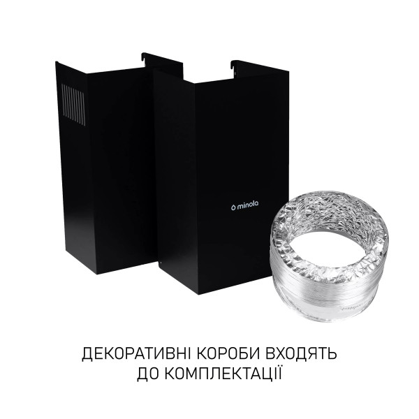 Фото - Вытяжка декоративная Minola HVS 6612 BL 1000 LED