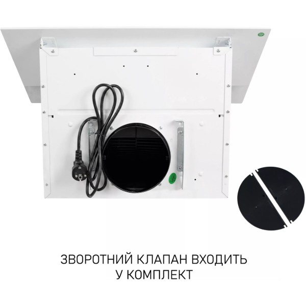 Фото - Витяжка декоративна Minola HVS 6812 WH 1200 LED
