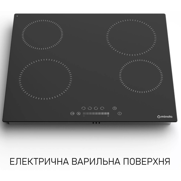 Фото - Варильна поверхня електрична Minola MHS 6071 TBL