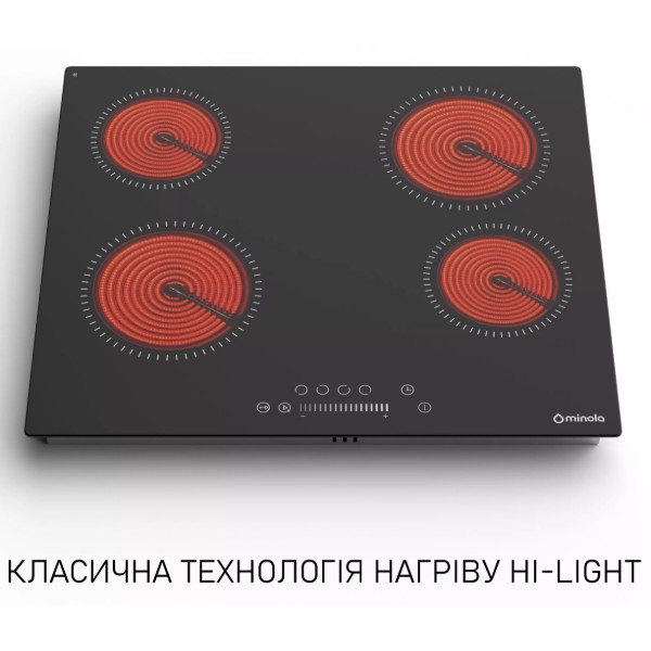 Фото - Варильна поверхня електрична Minola MHS 6071 TBL