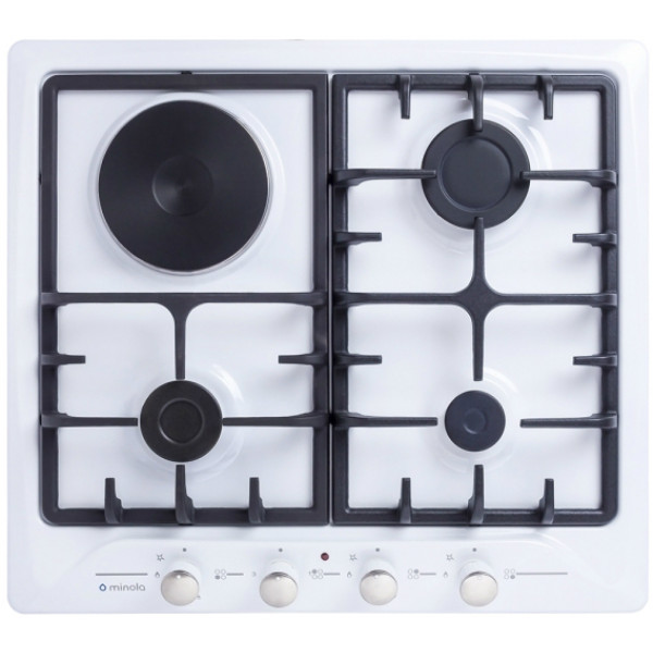 Фото - Варильна поверхня  комбінована Minola MKM 63024 WH