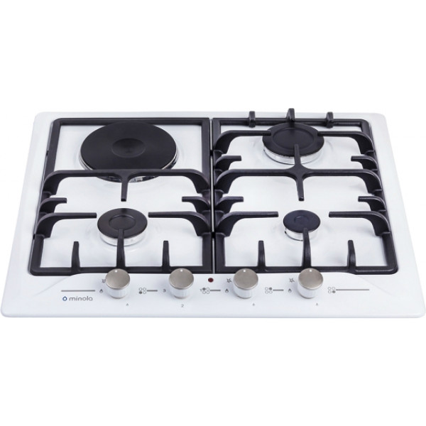 Фото - Варильна поверхня  комбінована Minola MKM 63024 WH