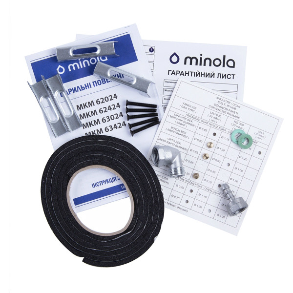Фото - Варильна поверхня  комбінована Minola MKM 63024 WH