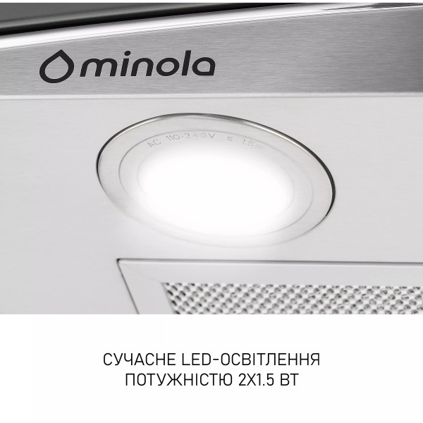 Фото - Вытяжка декоративная Minola MTG 6642 I 1000 LED