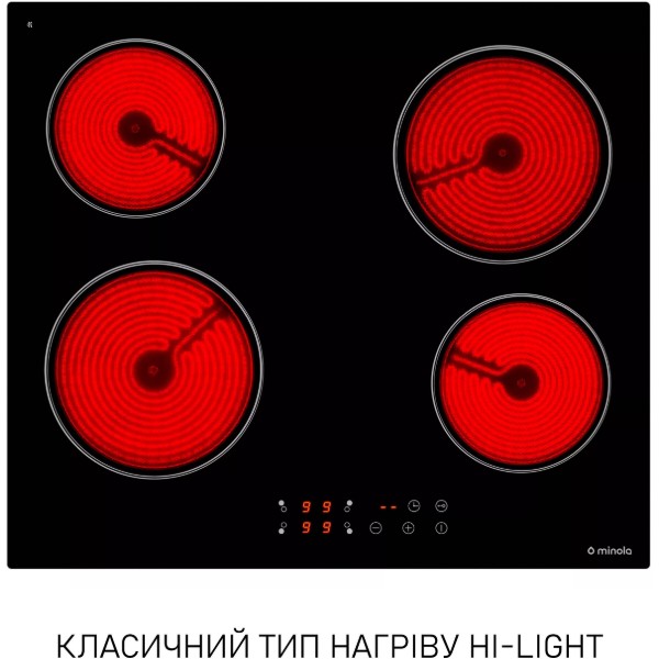 Фото - Варочная панель электрическая Minola MVH 6034 KBL