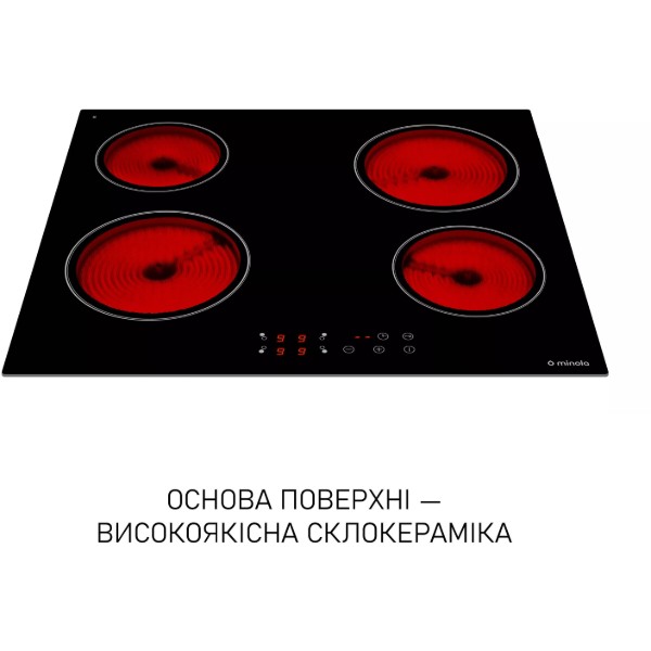 Фото - Варочная панель электрическая Minola MVH 6034 KBL