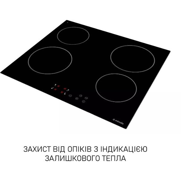 Фото - Варочная панель электрическая Minola MVH 6034 KBL