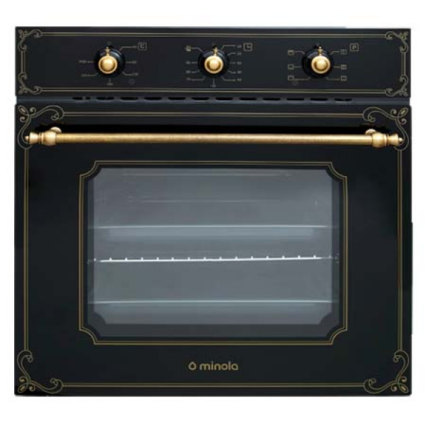 Фото - Духовой шкаф Minola OE 66134 BL RUSTIC GLASS