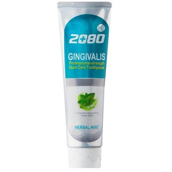 Фото - Зубна паста 2080 Gingivalis Herbal Mint М'ятний смак 120 г (8801046996805)