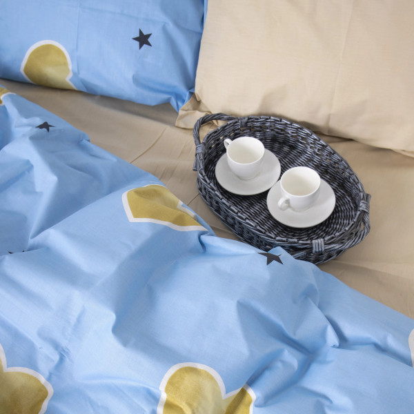 Фото - Комплект постельного белья детский MirSon Бязь Ranforce Elite 17-0463 Love stories 110х140 (2200004664163)