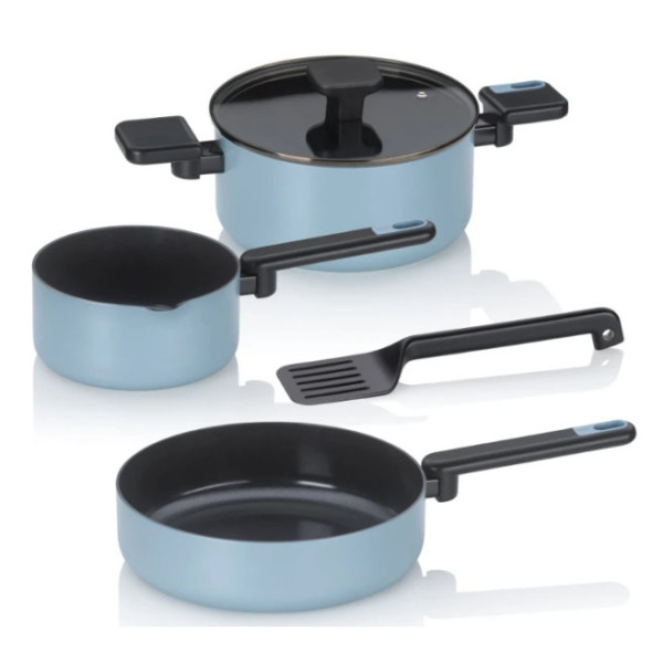 Фото - Набір посуду Kela Mira димчасто-блакитний 5 пр. (15200)