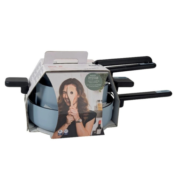 Фото - Набір посуду Kela Mira димчасто-блакитний 5 пр. (15200)