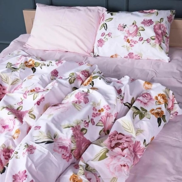 Фото - Комплект постільної білизни MirSon Бязь 17-0726 Peony Whisper 175х210 см (2200010772074) Фото - Комплект постільної білизни MirSon Бязь 17-0726 Peony Whisper 175х210 см (2200010772074)