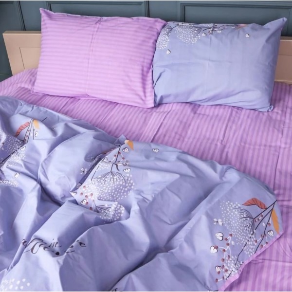 Фото - Комплект постільної білизни MirSon Бязь 17-0760 Violet blossoms 175х210 см (2200010936636) Фото - Комплект постільної білизни MirSon Бязь 17-0760 Violet blossoms 175х210 см (2200010936636)