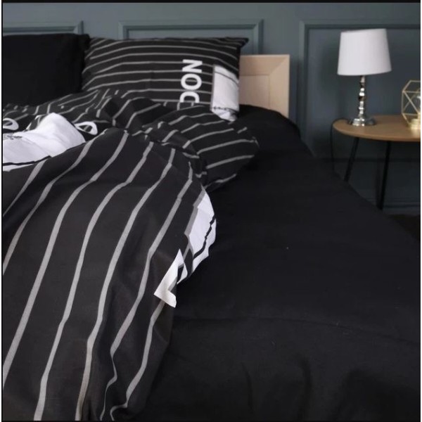 Фото - Комплект постельного белья MirSon 175х210 см Ranforce Elite 17-0750 Black BigBen (2200010931266)