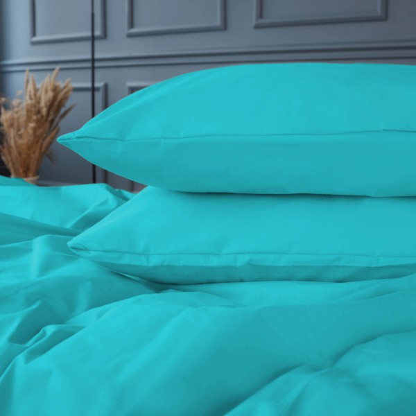 Фото - Комплект постельного белья MirSon Бязь 11-2208 Mint 2х160х220 см (2200001709713)