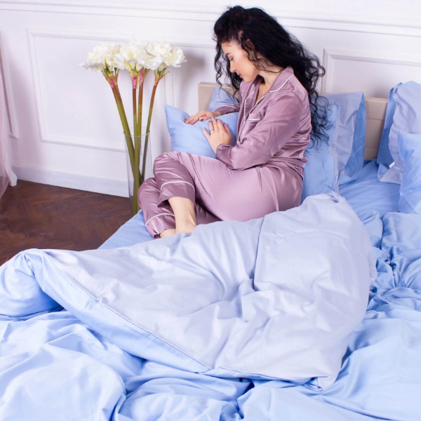 Фото - Комплект постельного белья MirSon Royal Soft 0843 + 0842 George 2x143x210 (2200008070243)