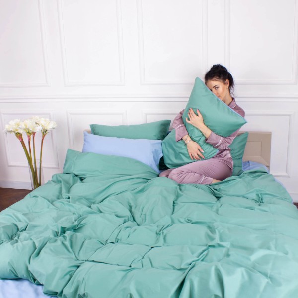 Фото - Комплект постельного белья MirSon Royal Soft 0844 + 0842 Jack 175x210 (2200008070380)