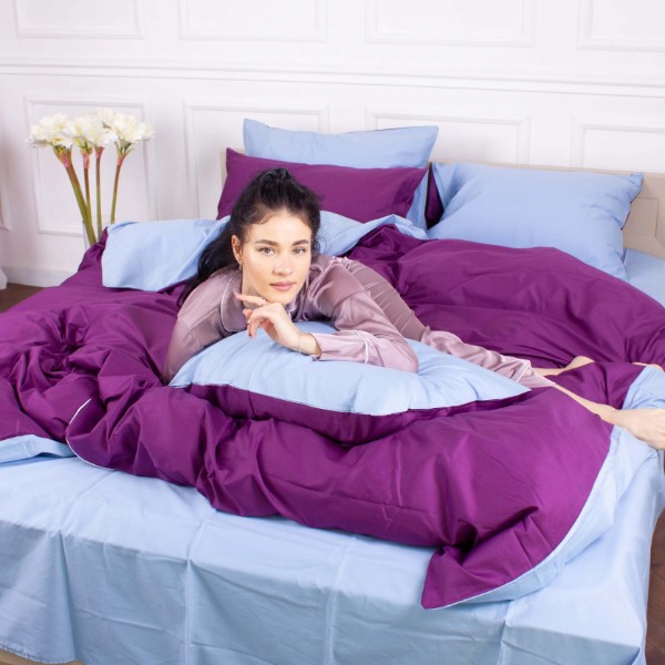 Фото - Комплект постельного белья MirSon Royal Soft 0846 + 0842 Agnes 2x143x210 (2200008071363)