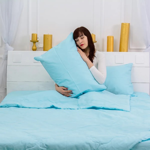 Фото - Комплект постельного белья MirSon №2499 Silk Kapok 12-4608 Lucretia 155х215 см +нав. 2х50х70 см (2200003098938)