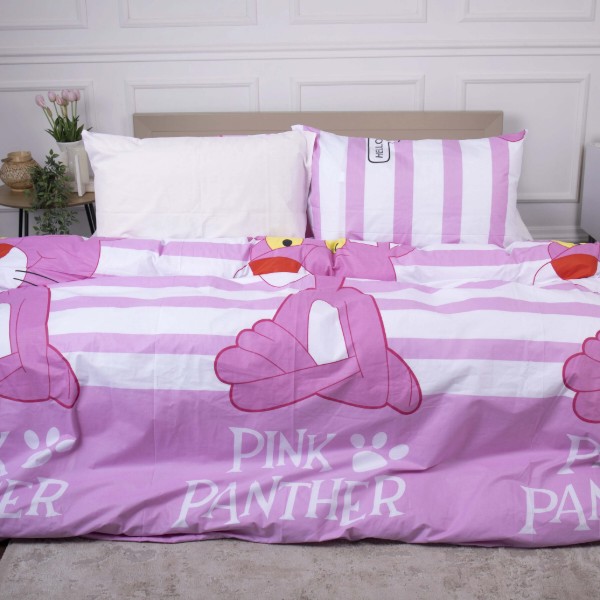 Фото - Комплект постельного белья MirSon Бязь Ranforce Elite 17-0110 Pink Pantere 2х160х220 см (2200004731148)