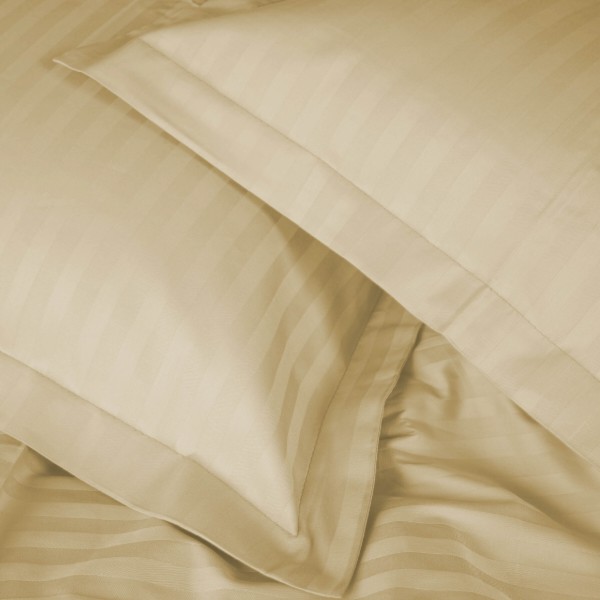 Фото - Комплект постельного белья MirSon Satin Stripe 30-0002 Soft Yellow 160х220 см (2200005247761)