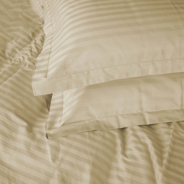 Фото - Комплект постельного белья MirSon Satin Stripe 30-0002 Soft Yellow 160х220 см (2200005247761)