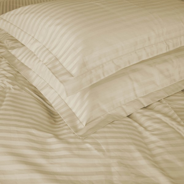 Фото - Комплект постельного белья MirSon Satin Stripe 30-0002 Soft Yellow 160х220 см (2200005247761)